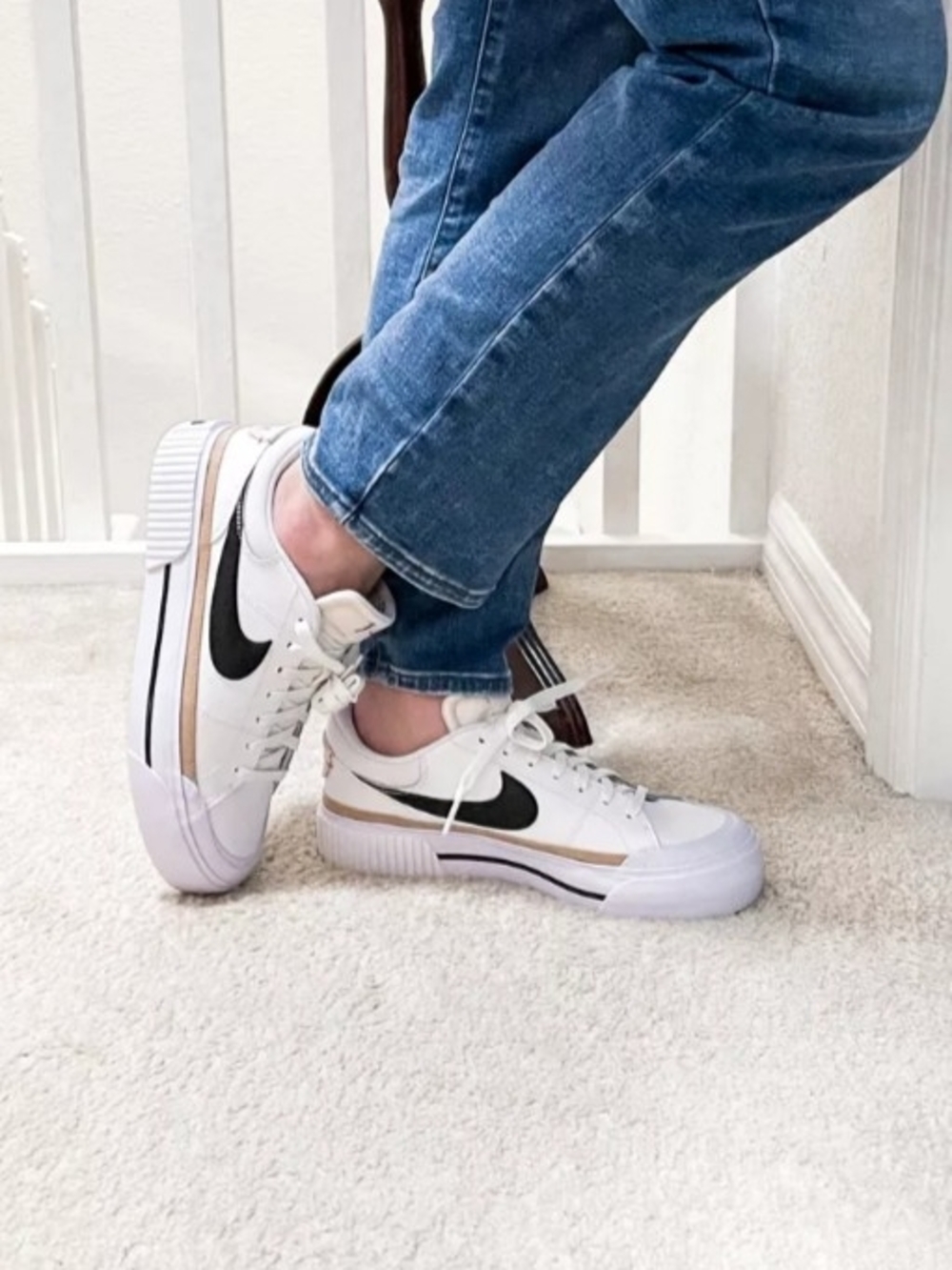 Nike Court Legacy Lift Women's Shoes Size 9.5 (EUR 41) Like New